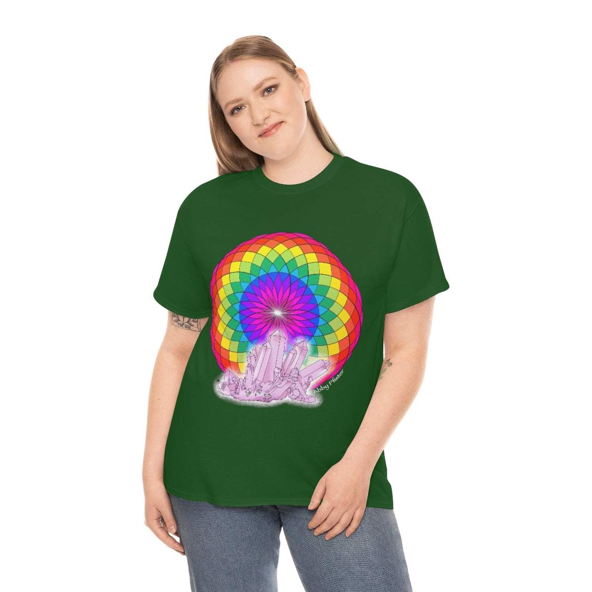 Crystal Mandala Cotton Shirt