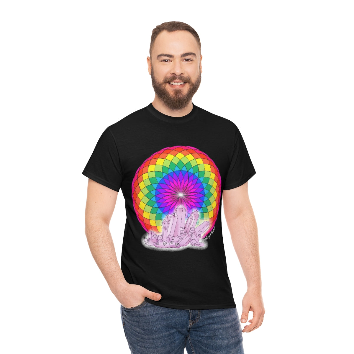 Crystal Mandala Cotton Shirt