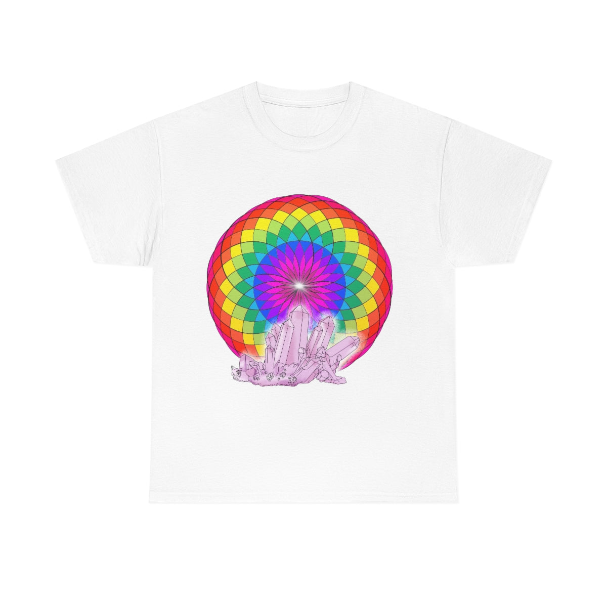 Crystal Mandala Cotton Shirt