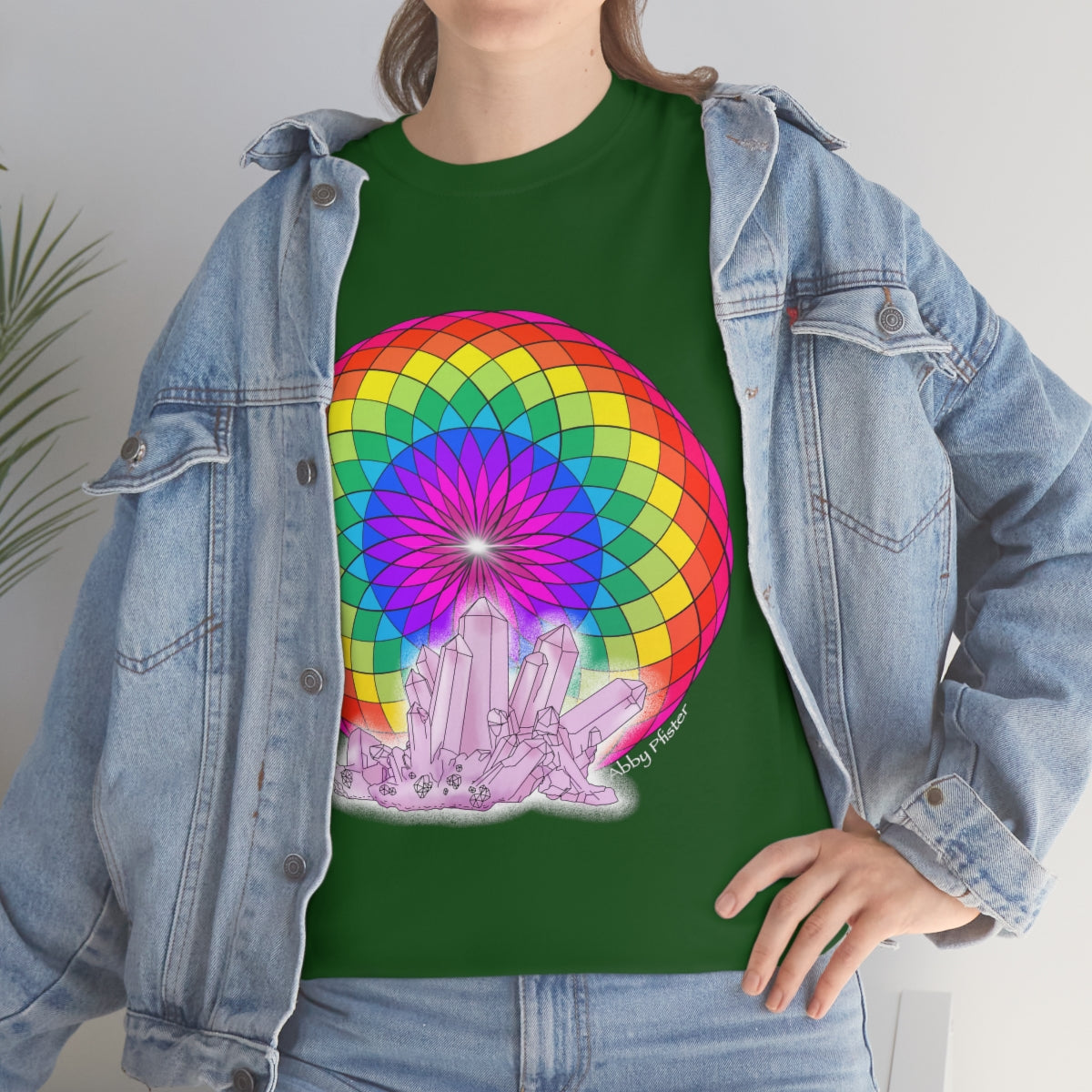 Crystal Mandala Cotton Shirt