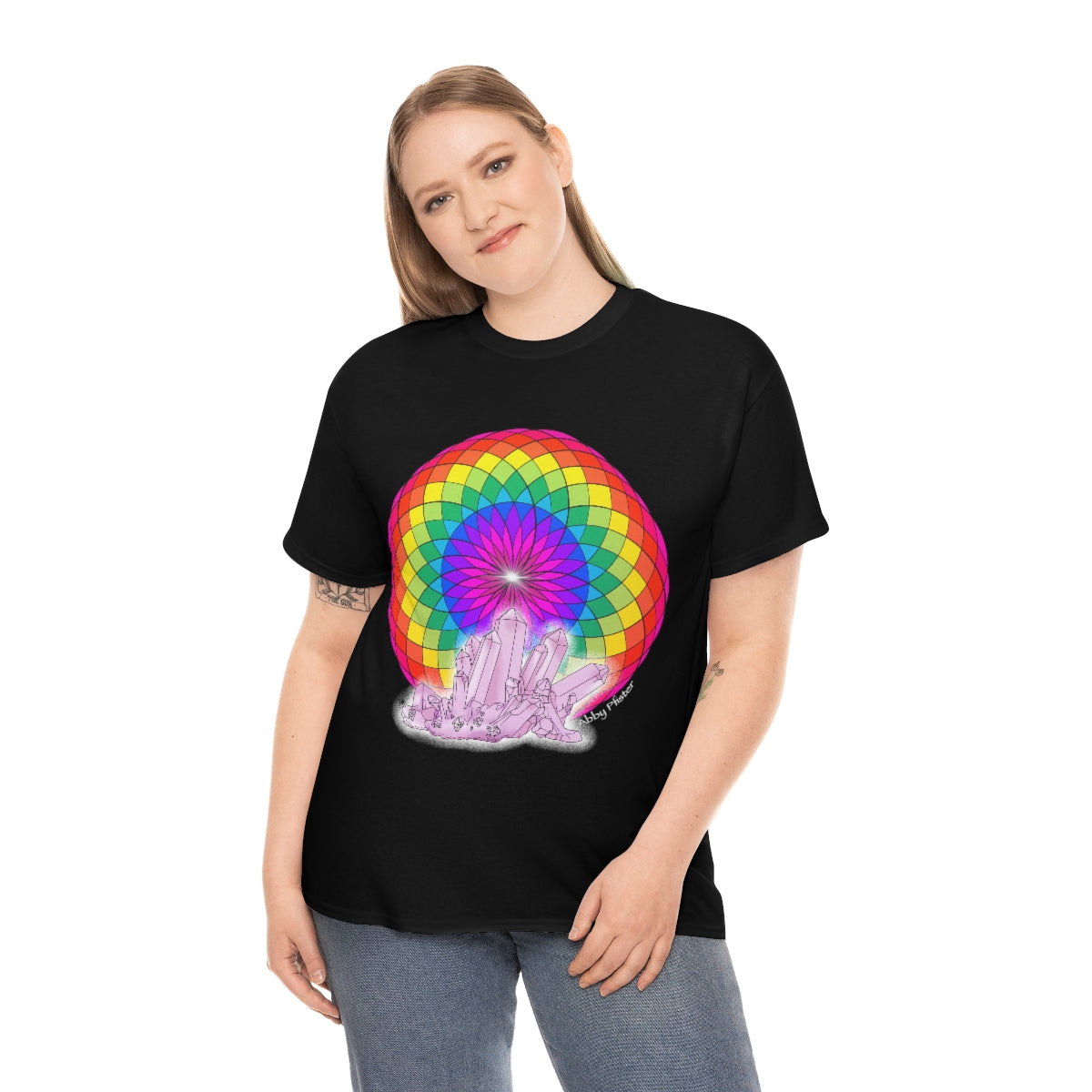 Crystal Mandala Cotton Shirt
