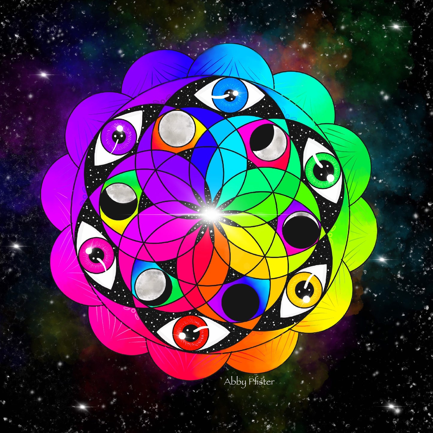 Moon Visions Print 8x8