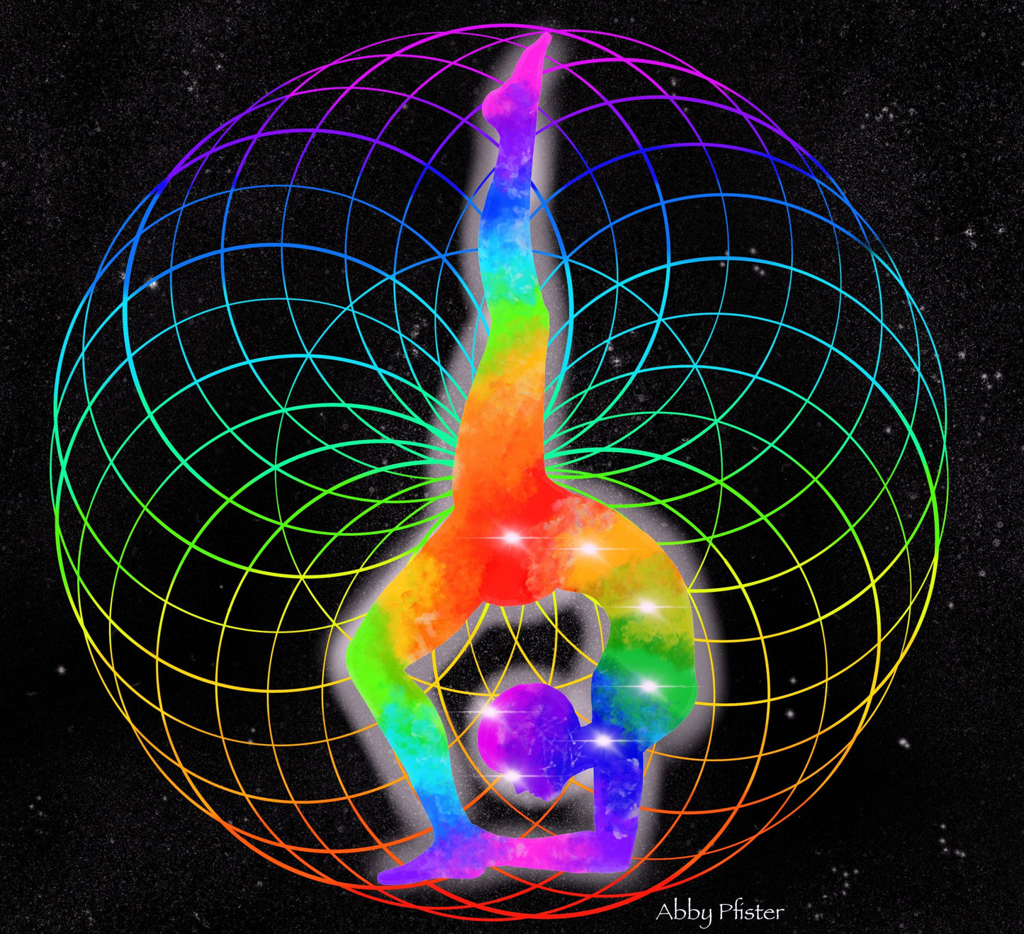 Yoga Geometry Attunement Print 8x8