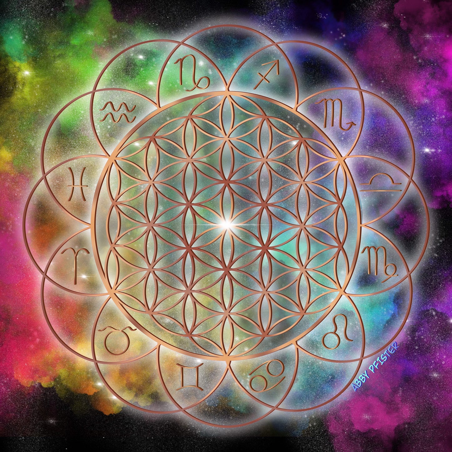 Zodiac Print 8x8