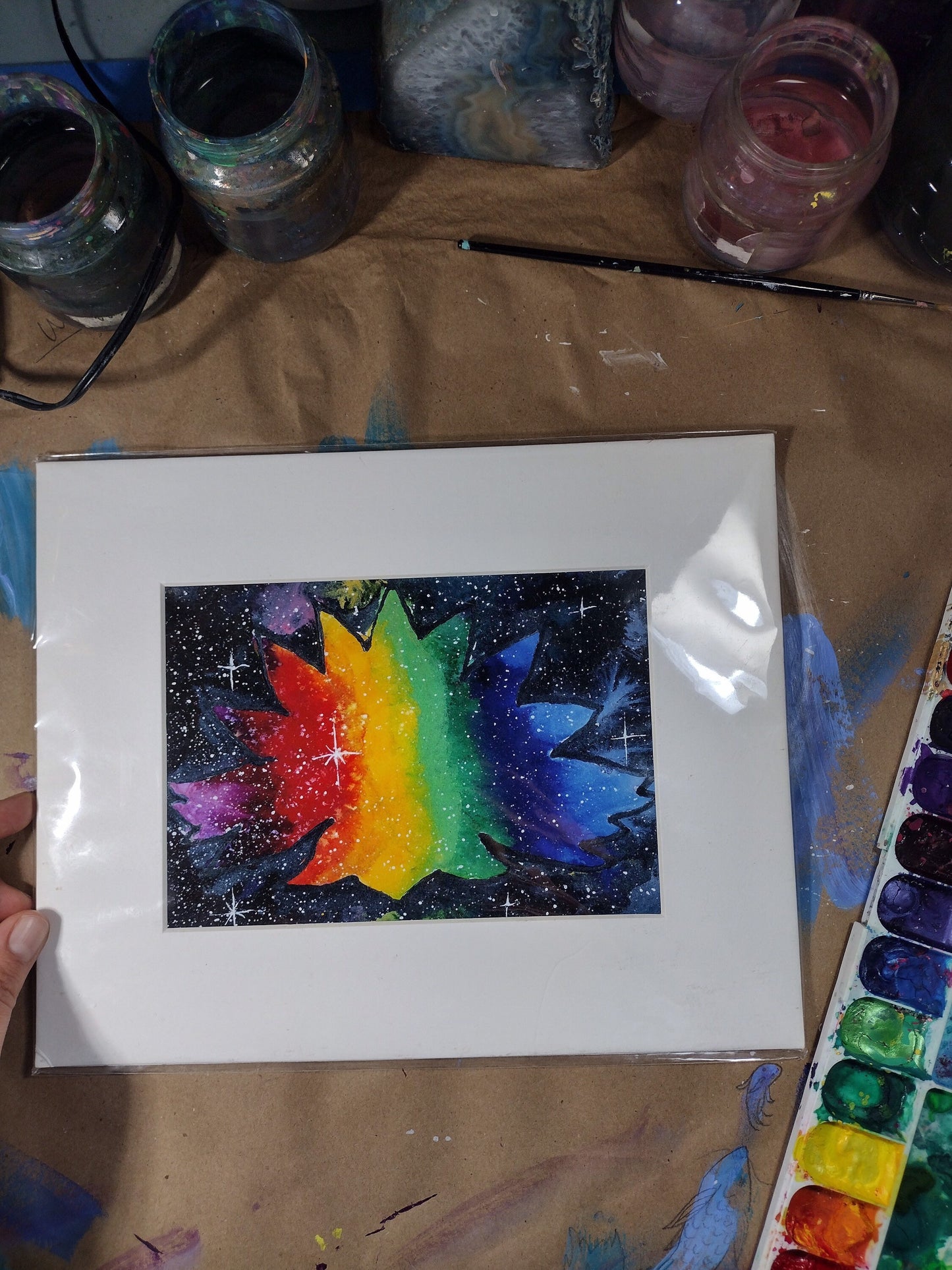 Galaxy Lotus Print 8x10