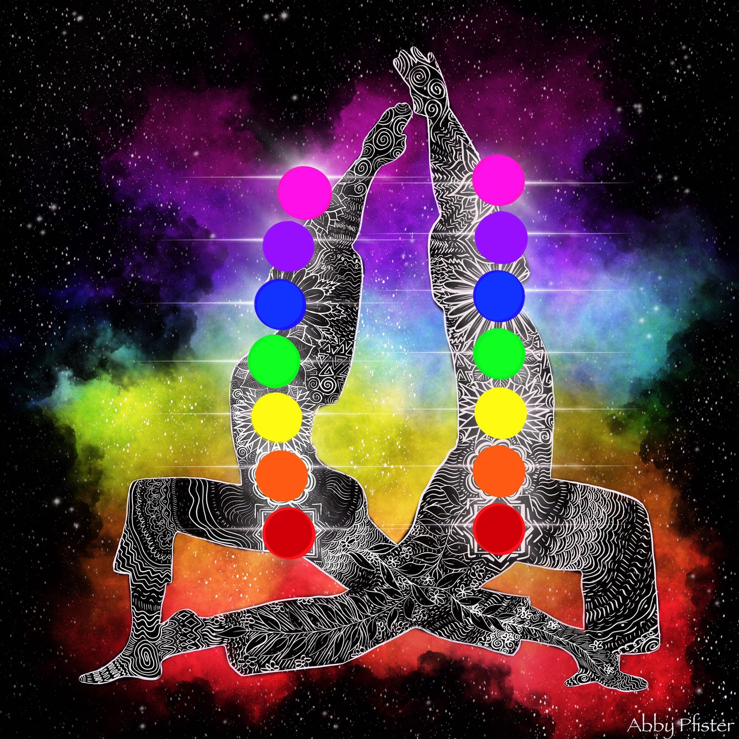 Kundalini Couple Print 8x8