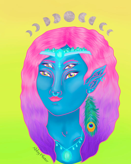 Alien Princess Print