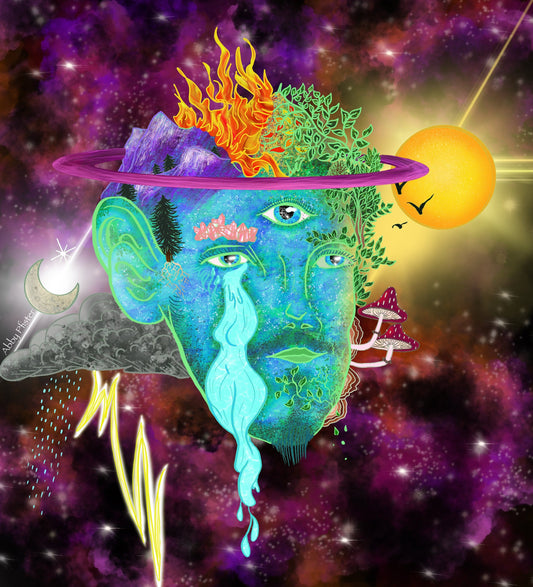 Mushroom Man Print