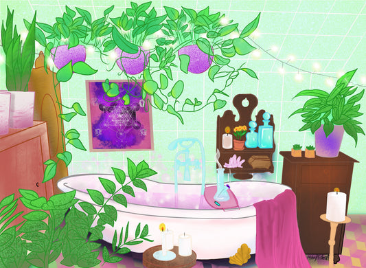 Bathtime GetAway Print