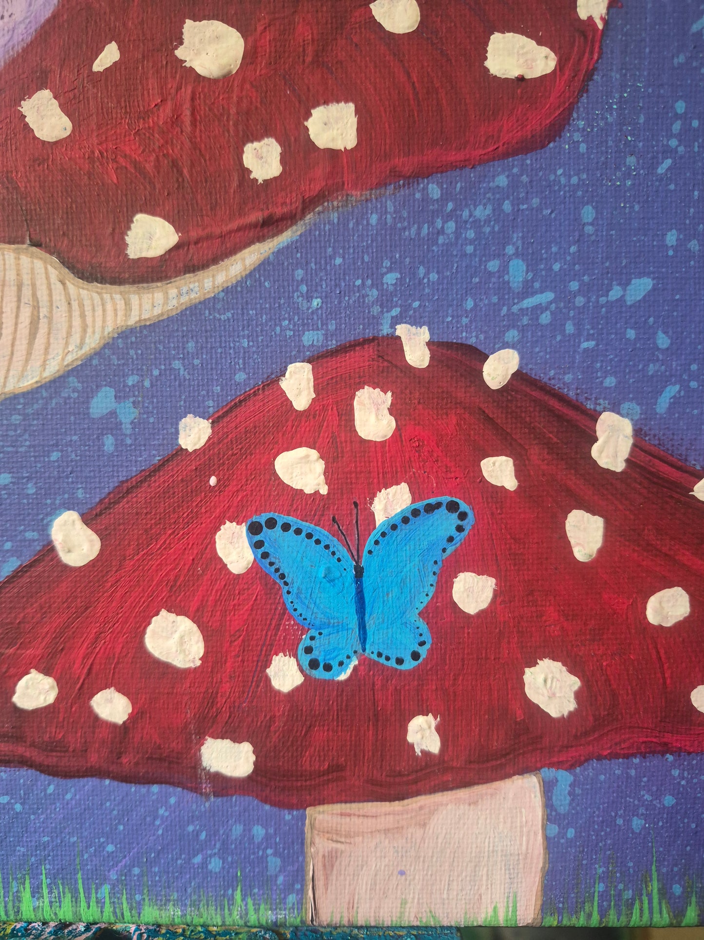 "Fairy Taking A Break" Original Canvas Painting