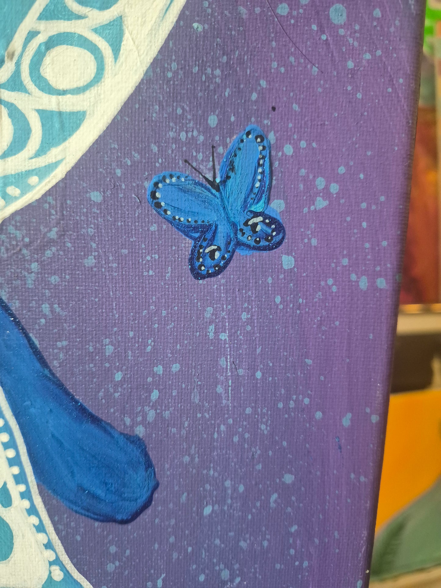 "Fairy Taking A Break" Original Canvas Painting
