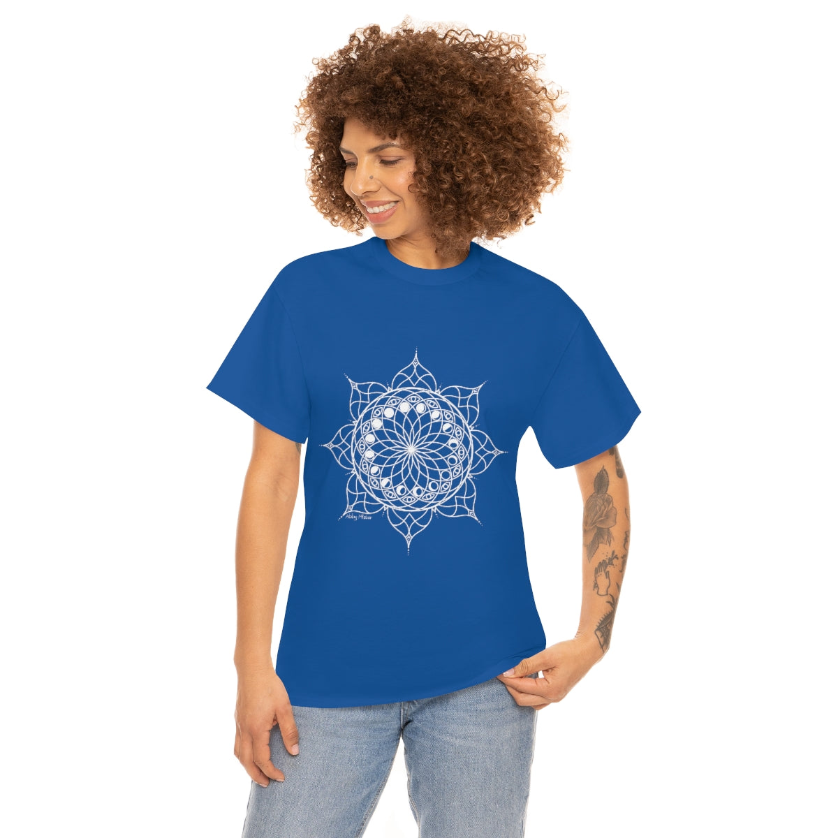 Moon Visions Mandala Cotton Shirt