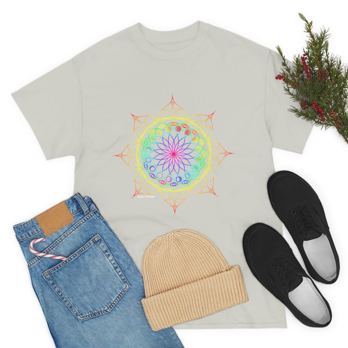 Moon Visions Mandala Cotton Shirt