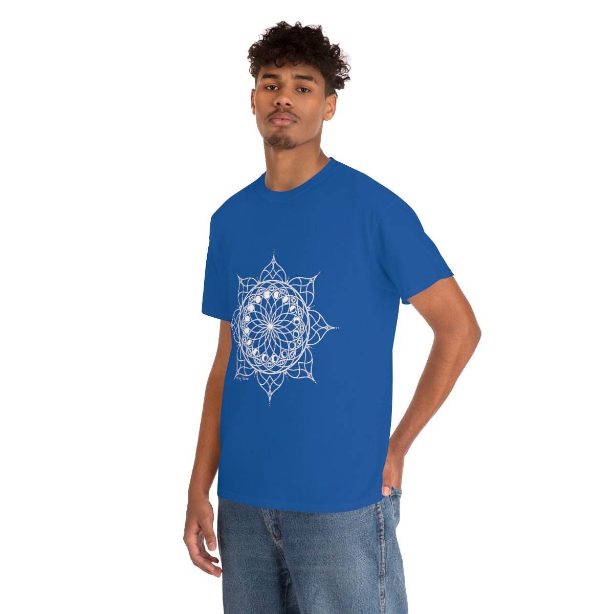 Moon Visions Mandala Cotton Shirt
