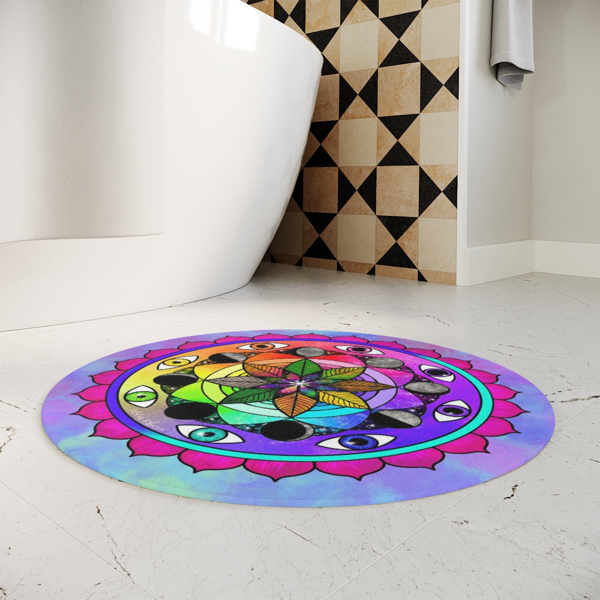 Rainbow Vision Mandala Mat