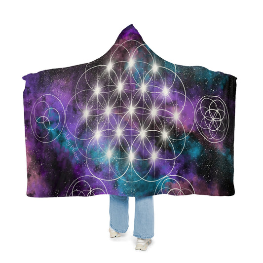 Flower of Life Formation Snuggle Blanket