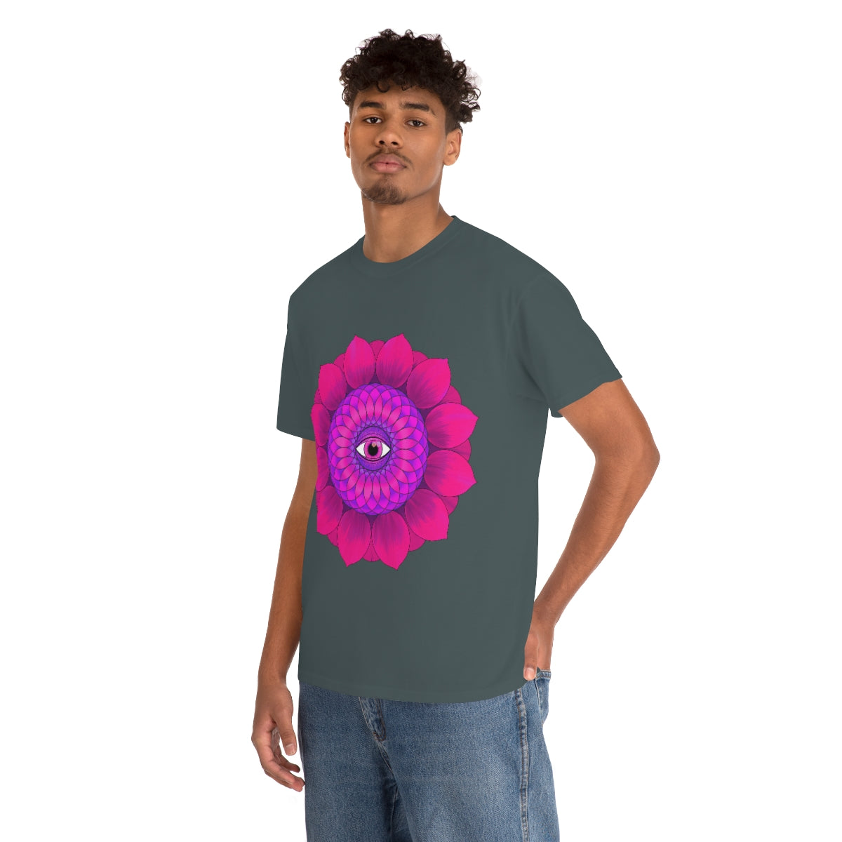 Mystic Pink Flower Cotton Shirt