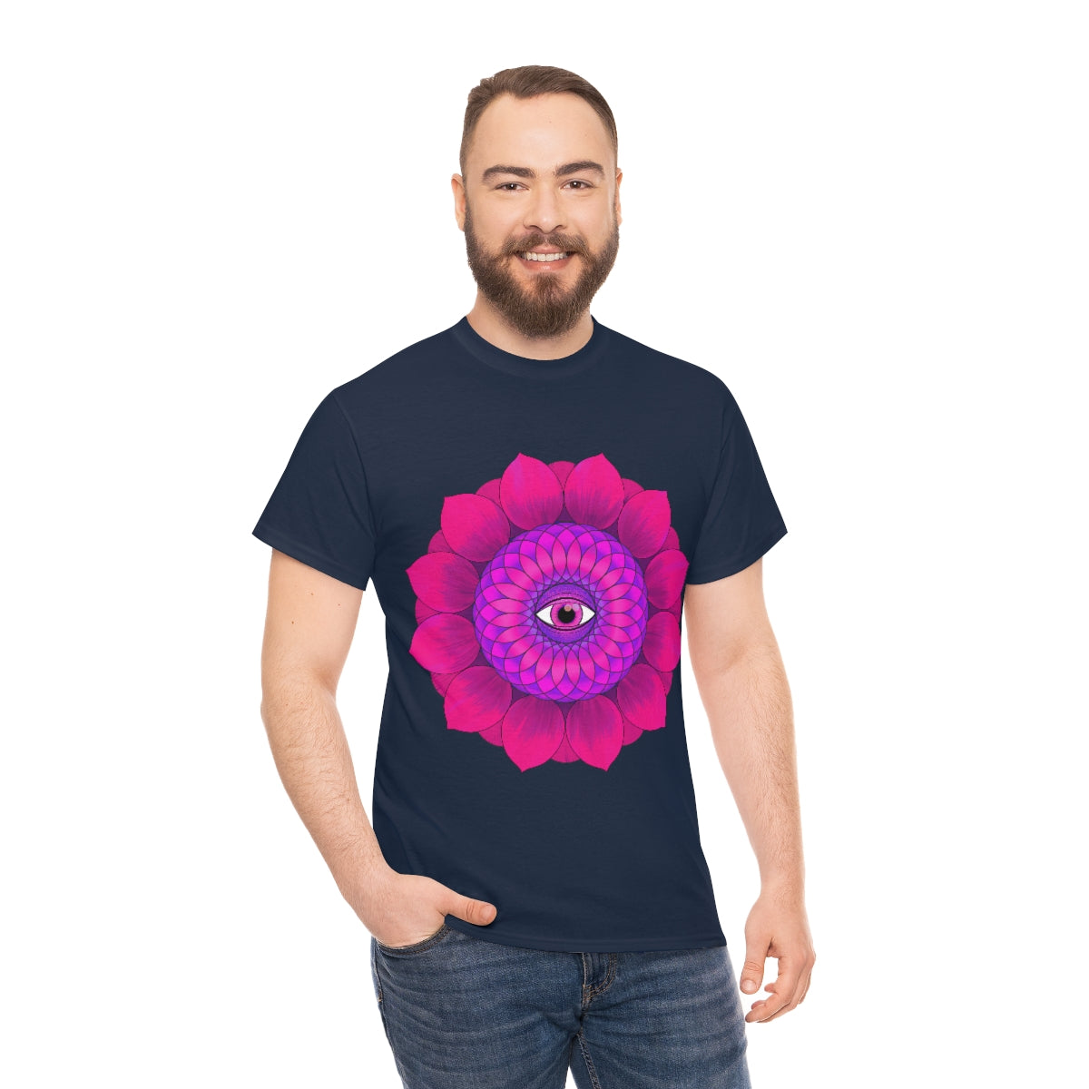 Mystic Pink Flower Cotton Shirt