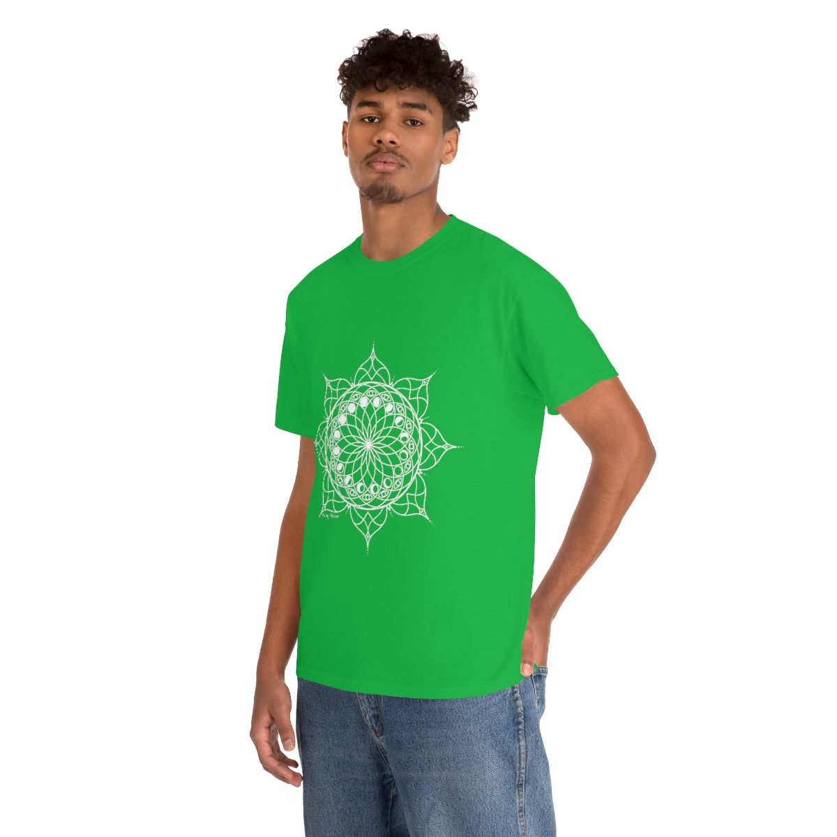 Moon Visions Mandala Cotton Shirt