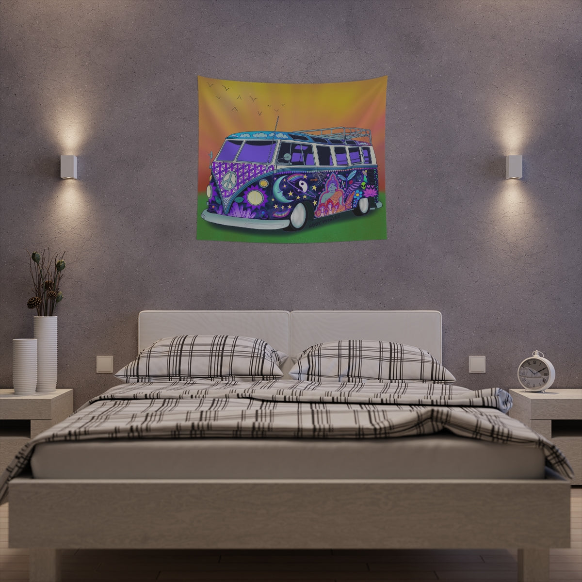 Hippie Van Wall Tapestry