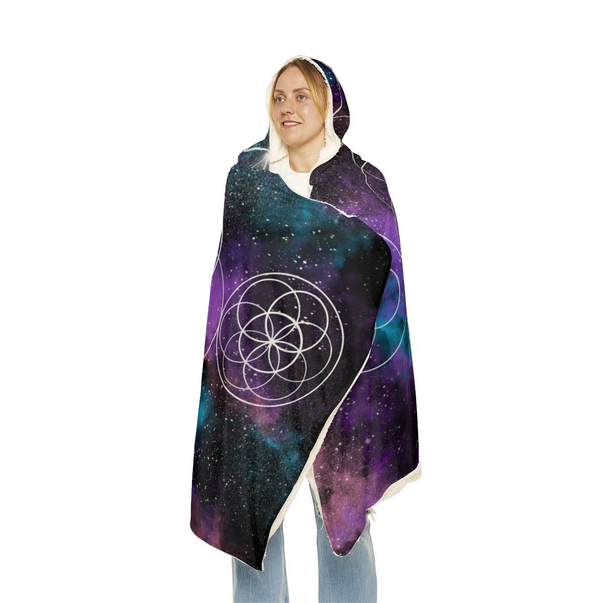 Flower of Life Formation Snuggle Blanket