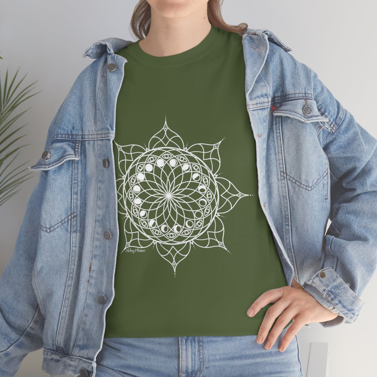 Moon Visions Mandala Cotton Shirt