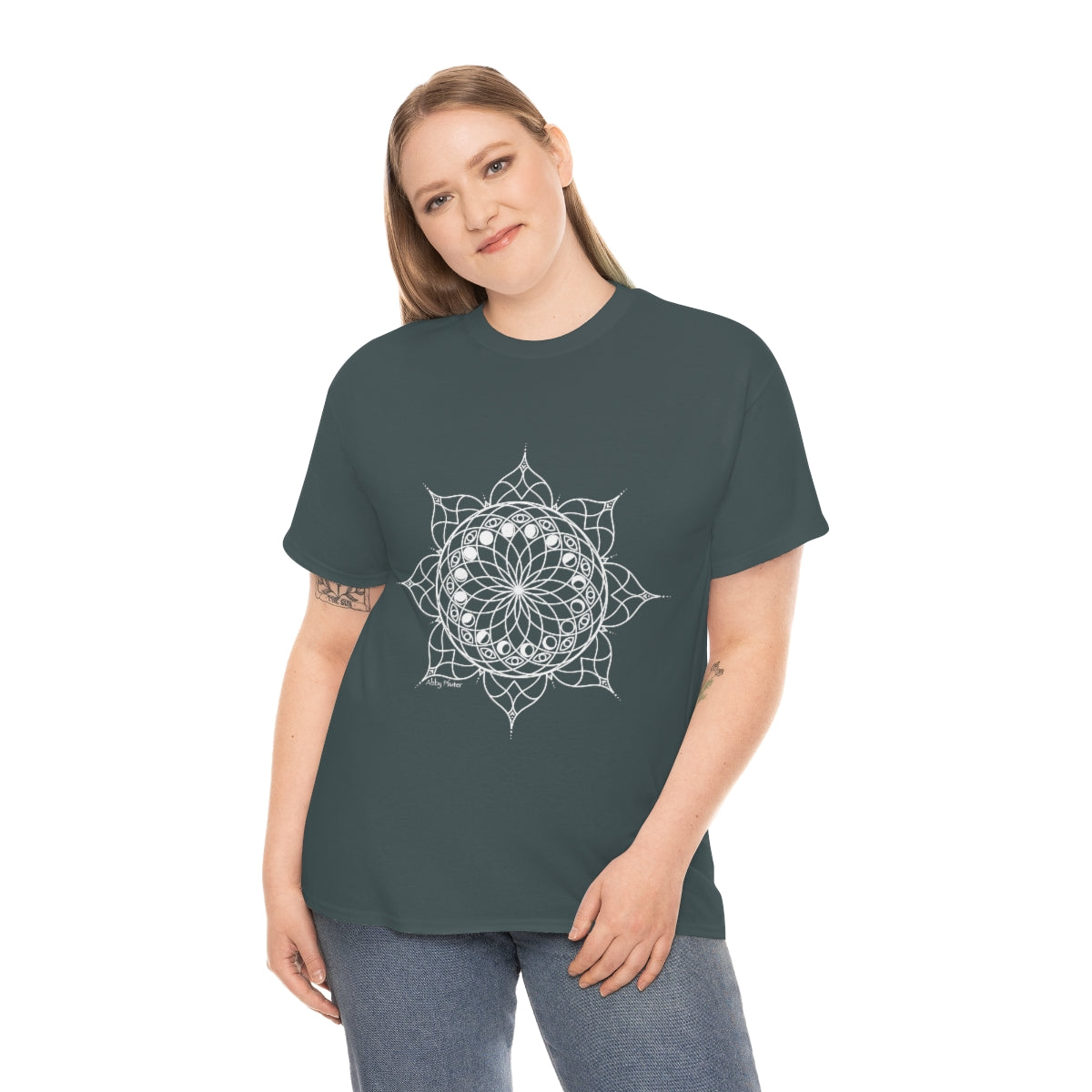 Moon Visions Mandala Cotton Shirt
