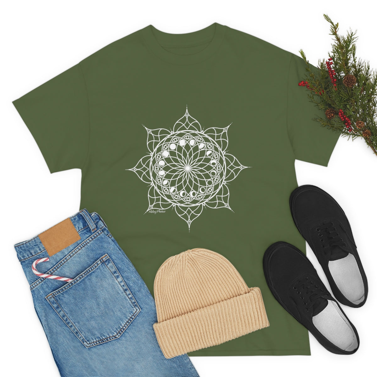Moon Visions Mandala Cotton Shirt