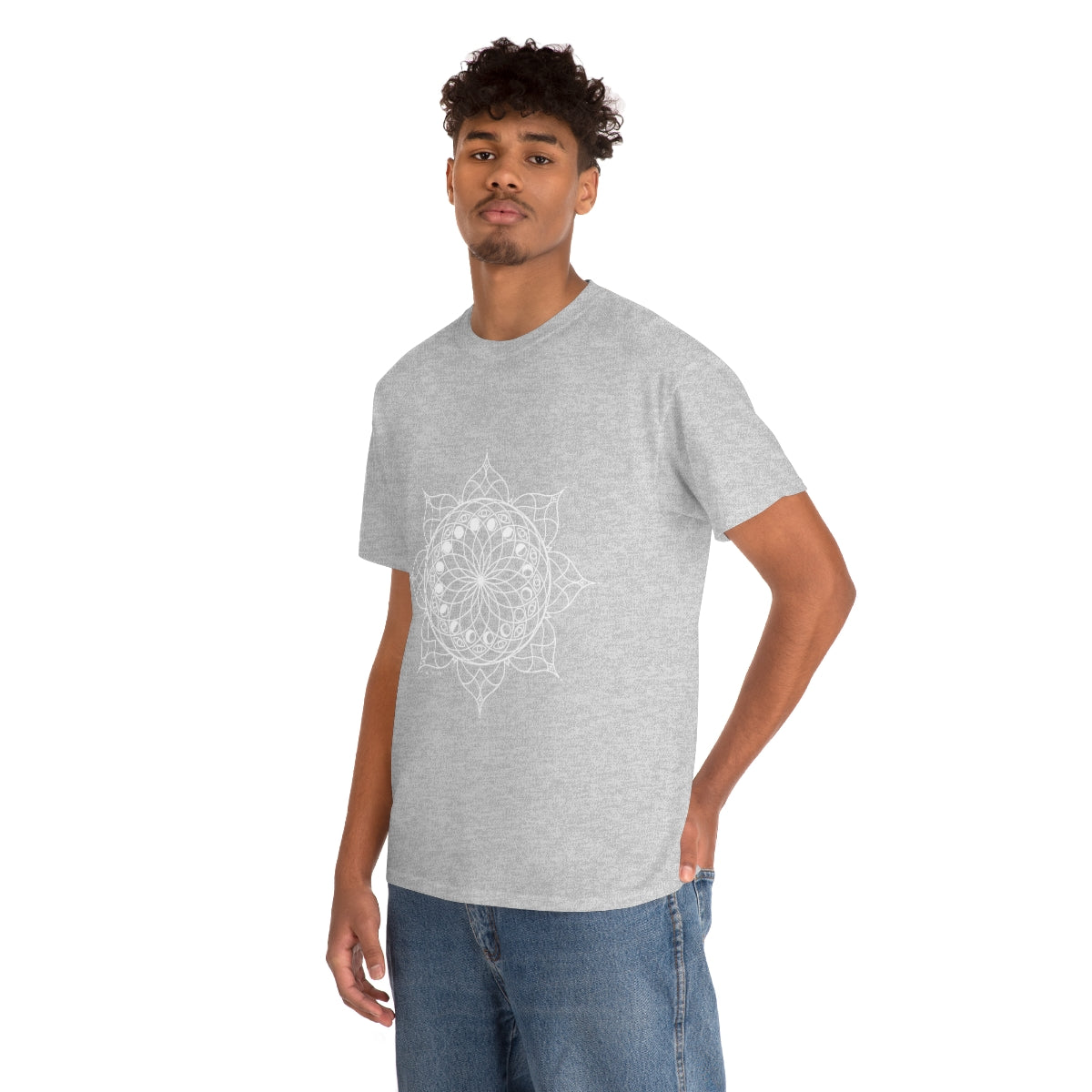 Moon Visions Mandala Cotton Shirt
