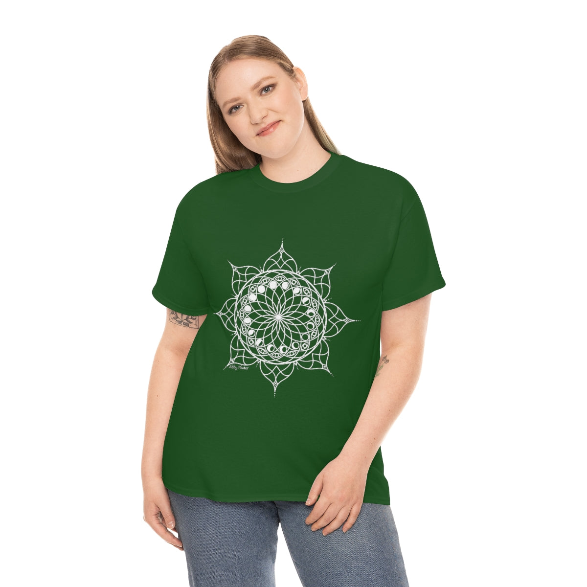 Moon Visions Mandala Cotton Shirt