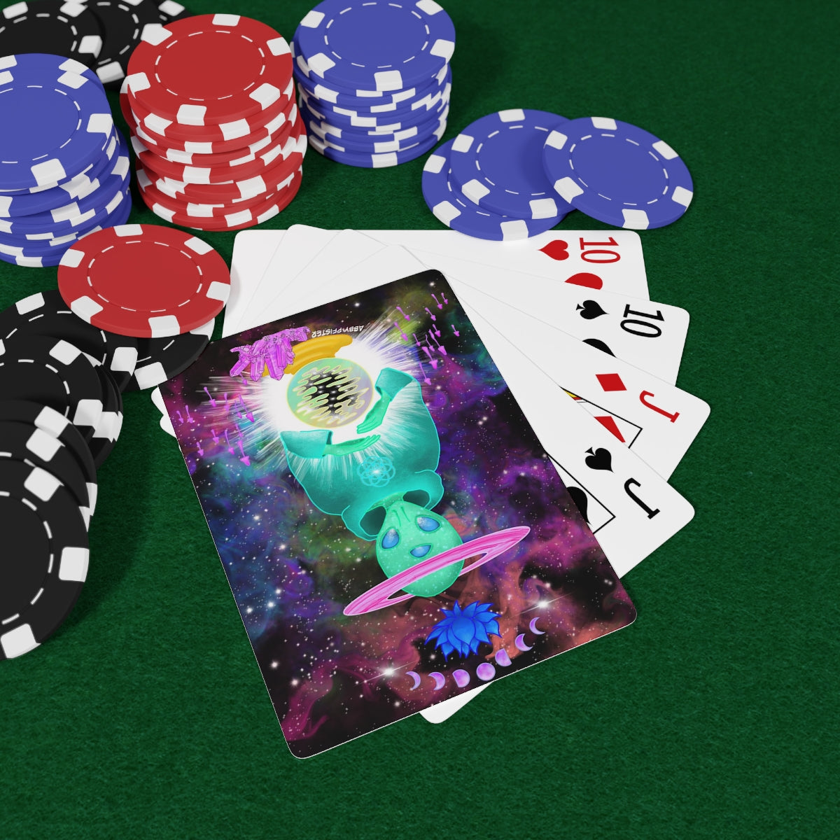 Ascended Alien Poker Cards