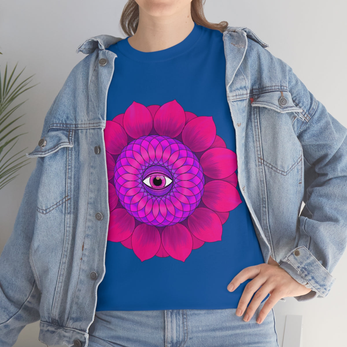 Mystic Pink Flower Cotton Shirt