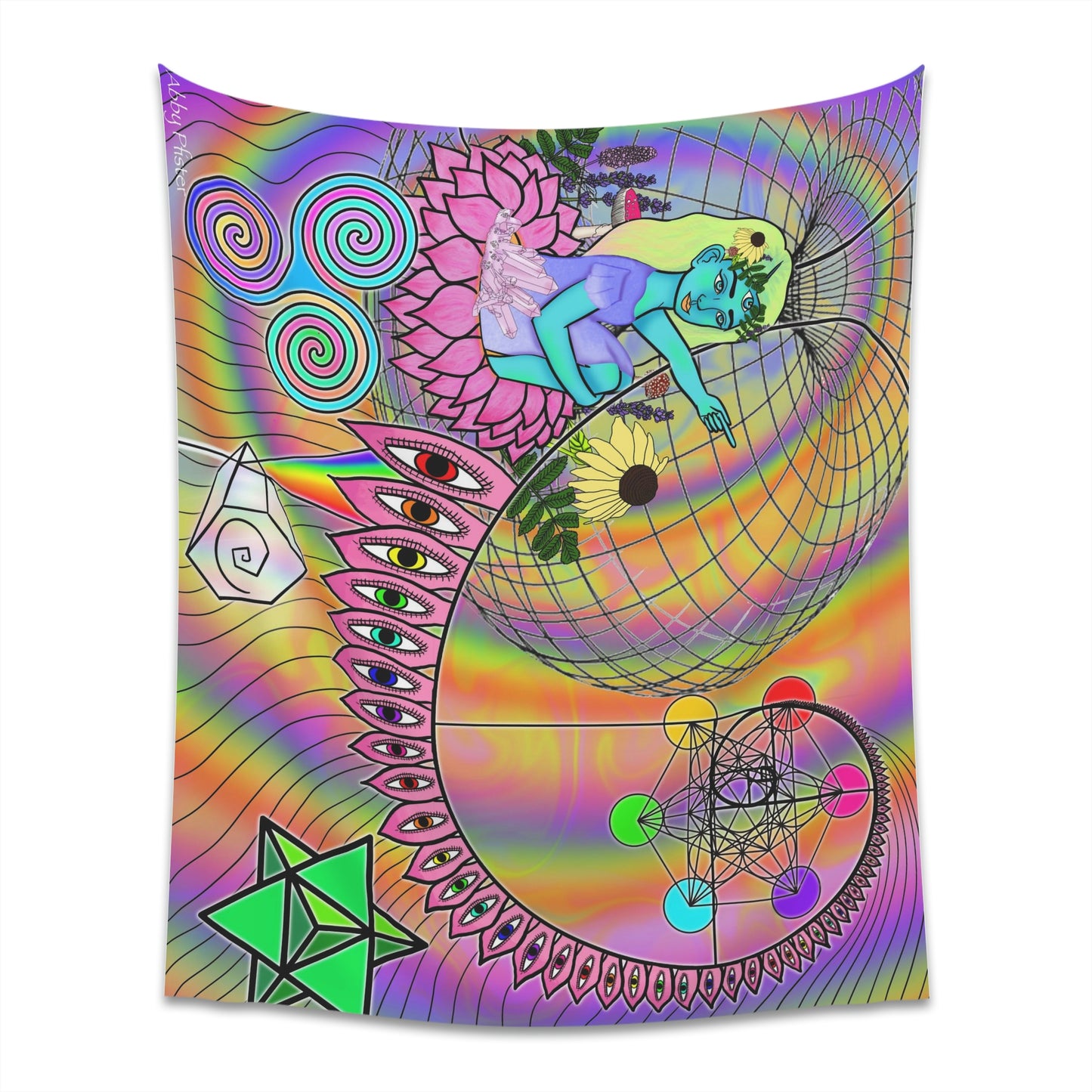 Down The Rabbit Hole Wall Tapestry