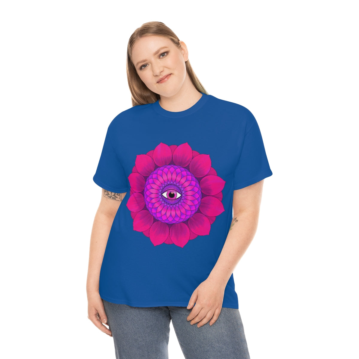 Mystic Pink Flower Cotton Shirt