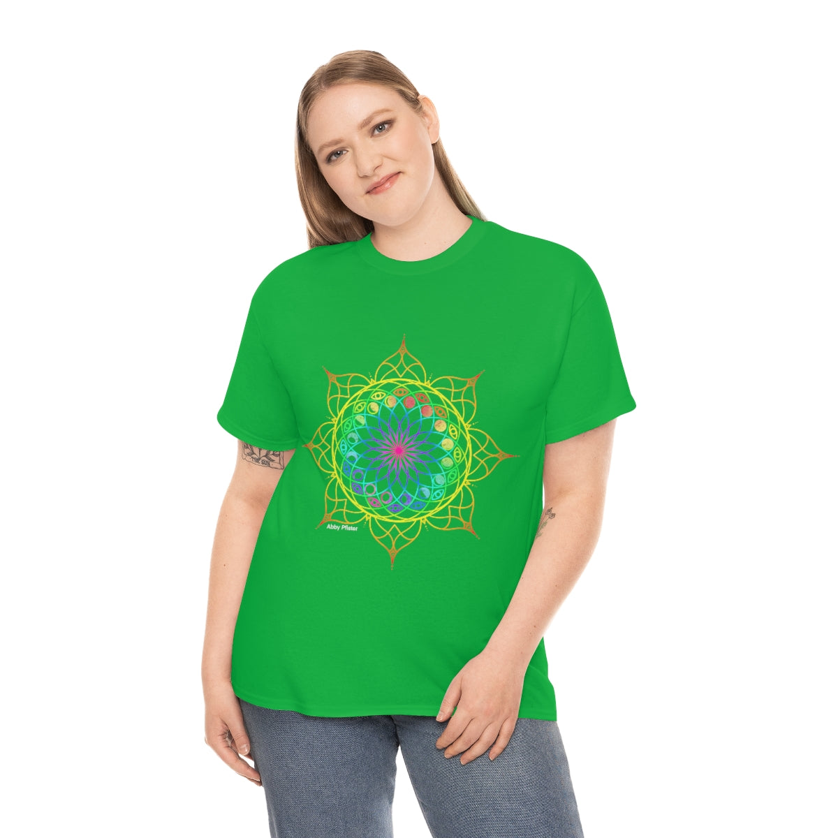Moon Visions Mandala Cotton Shirt
