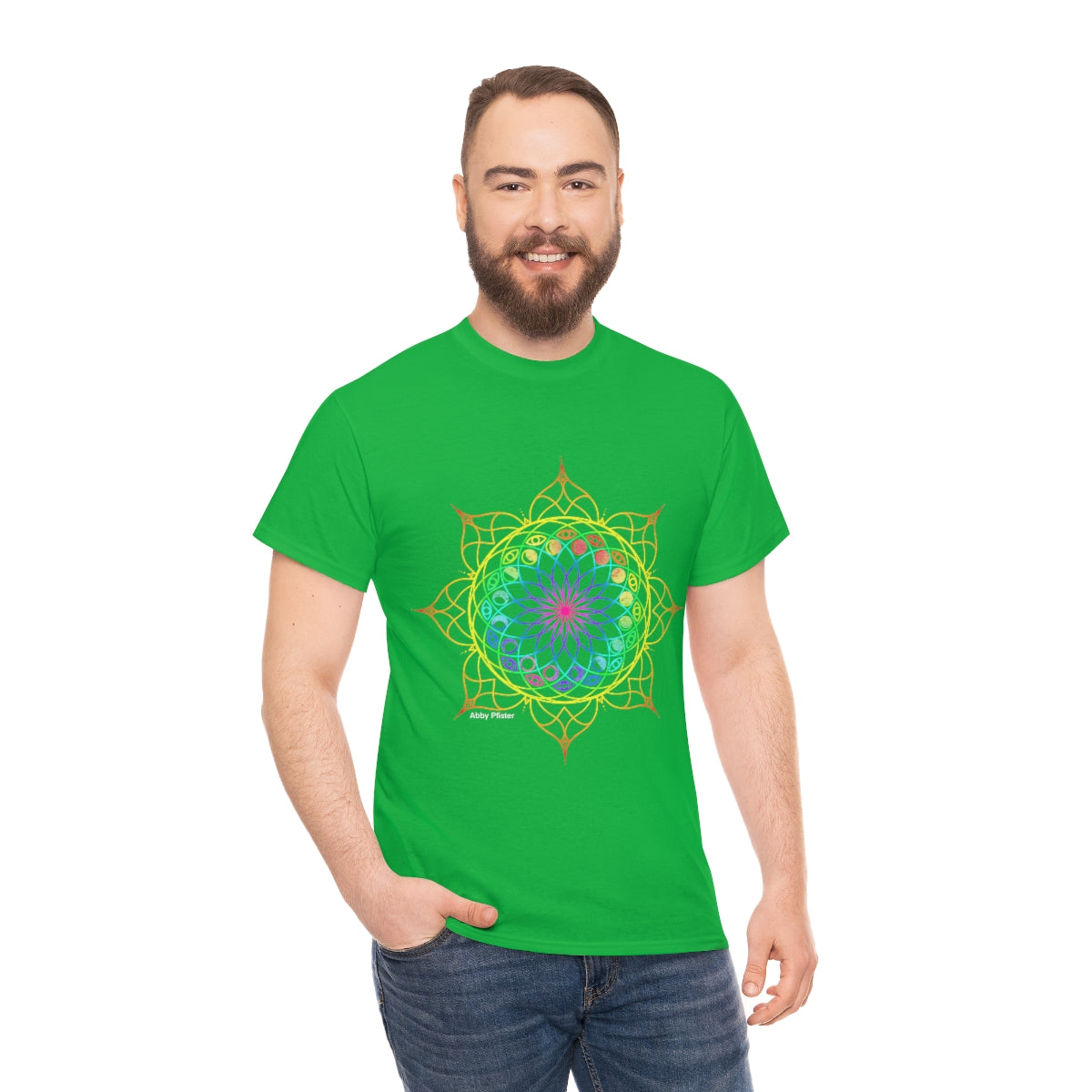 Moon Visions Mandala Cotton Shirt