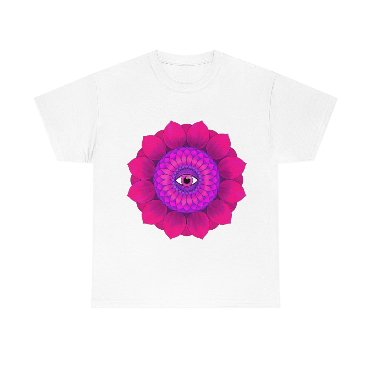 Mystic Pink Flower Cotton Shirt