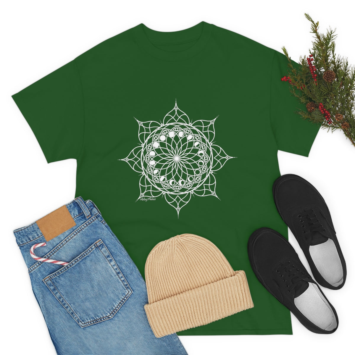 Moon Visions Mandala Cotton Shirt