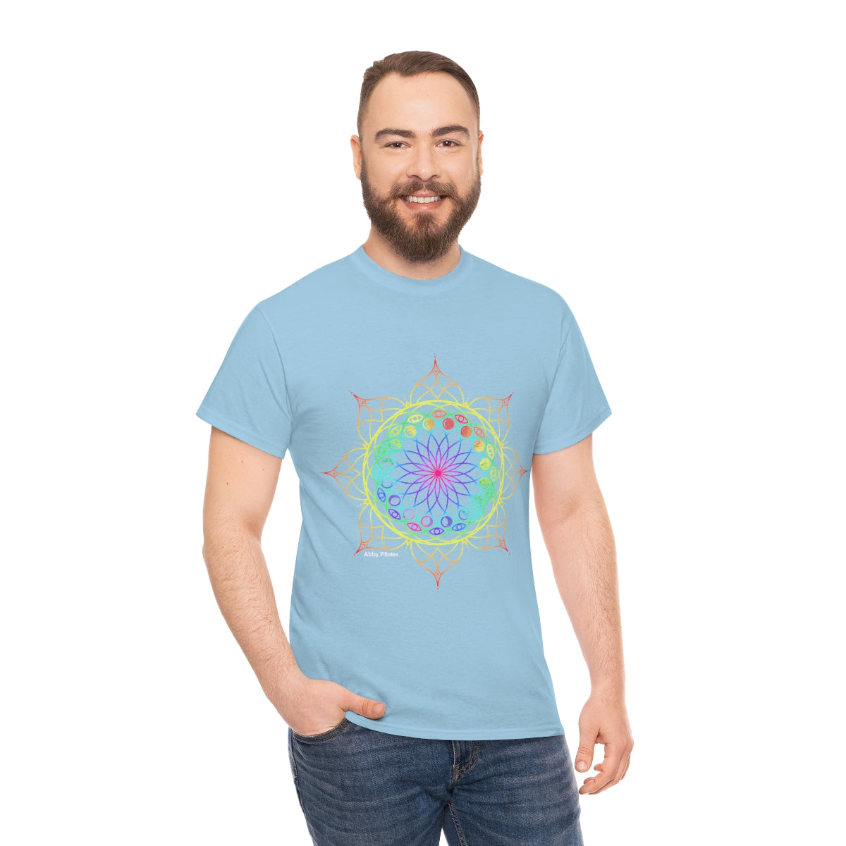 Moon Visions Mandala Cotton Shirt