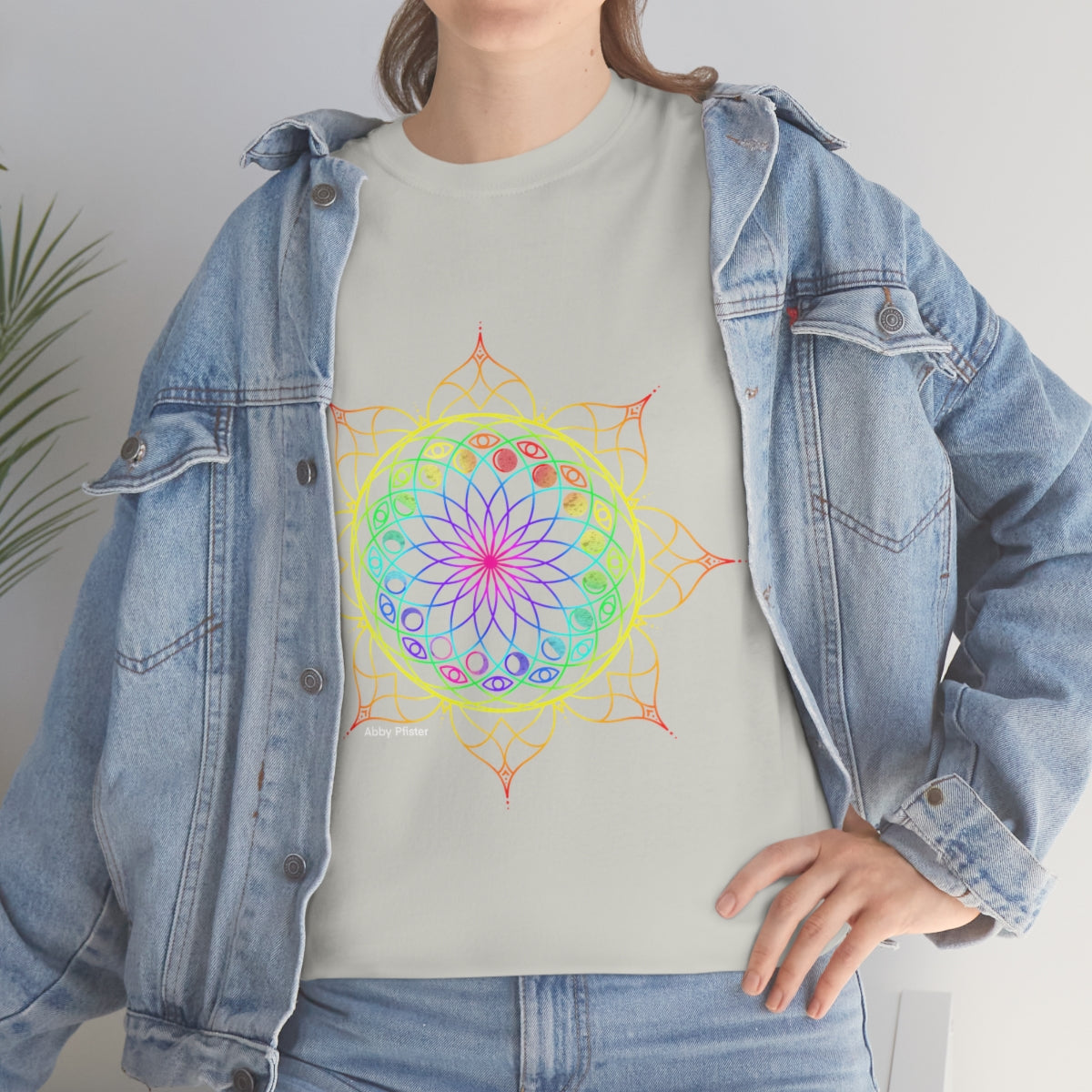 Moon Visions Mandala Cotton Shirt