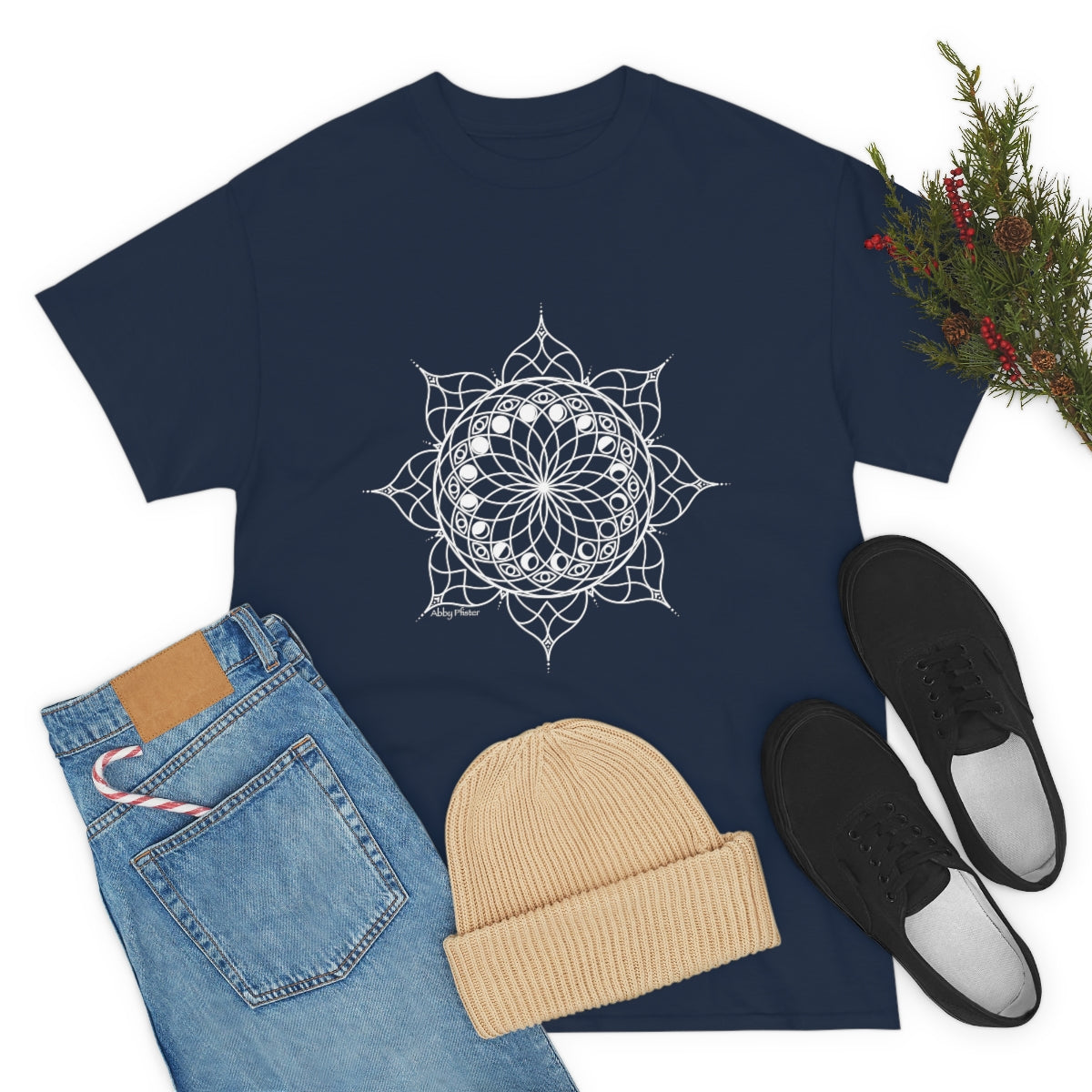 Moon Visions Mandala Cotton Shirt