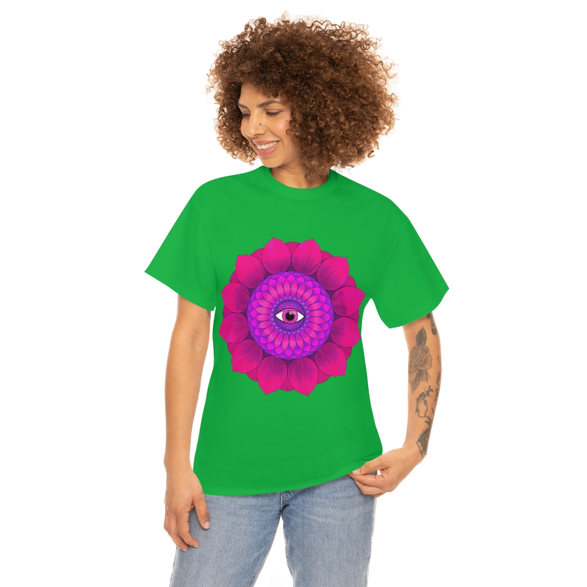 Mystic Pink Flower Cotton Shirt
