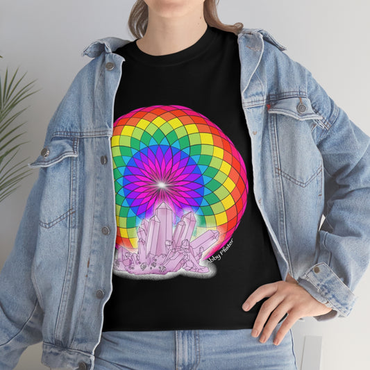Crystal Mandala Cotton Shirt