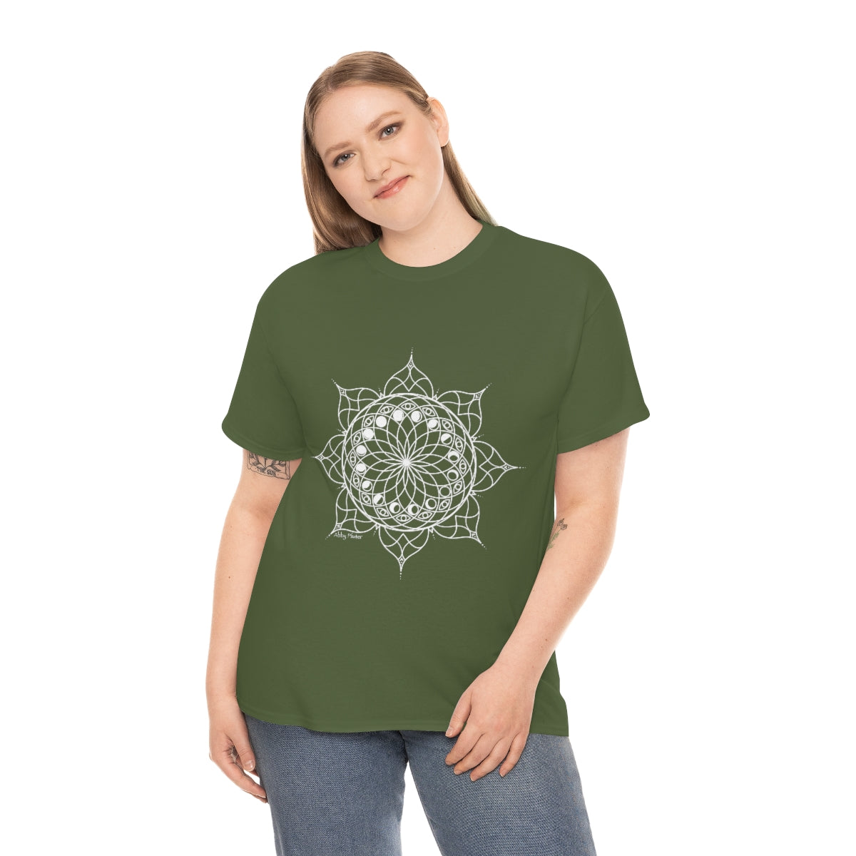 Moon Visions Mandala Cotton Shirt