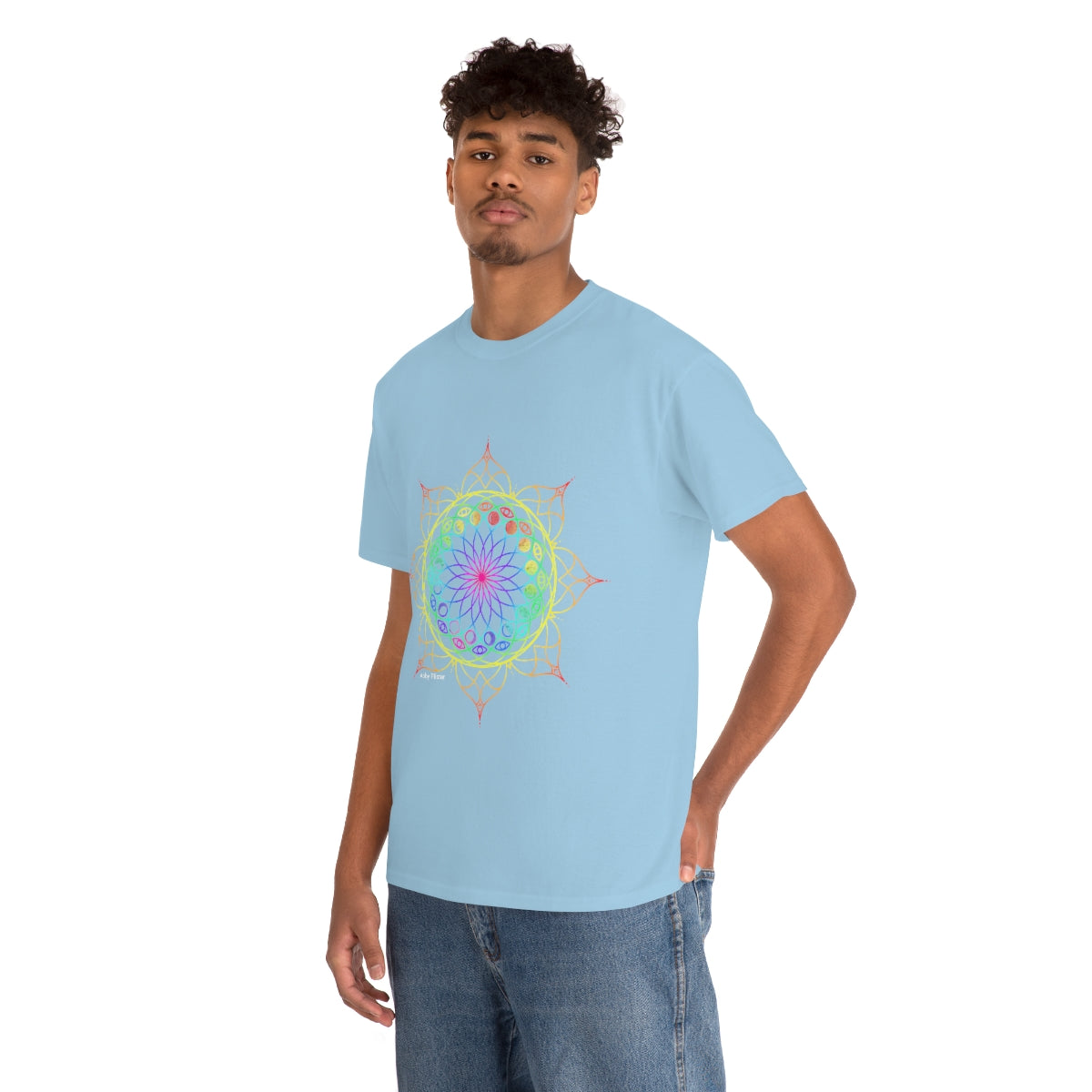 Moon Visions Mandala Cotton Shirt