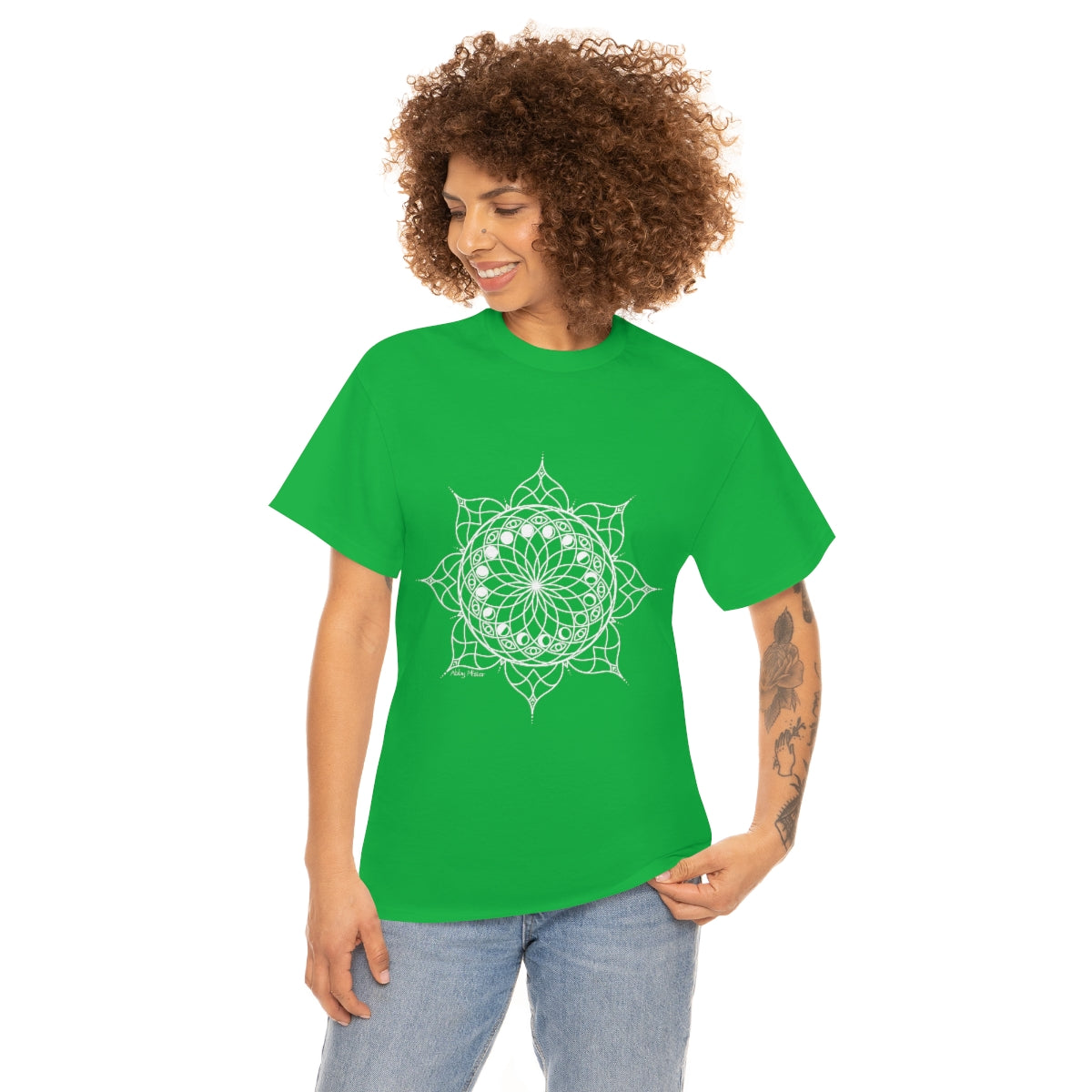 Moon Visions Mandala Cotton Shirt