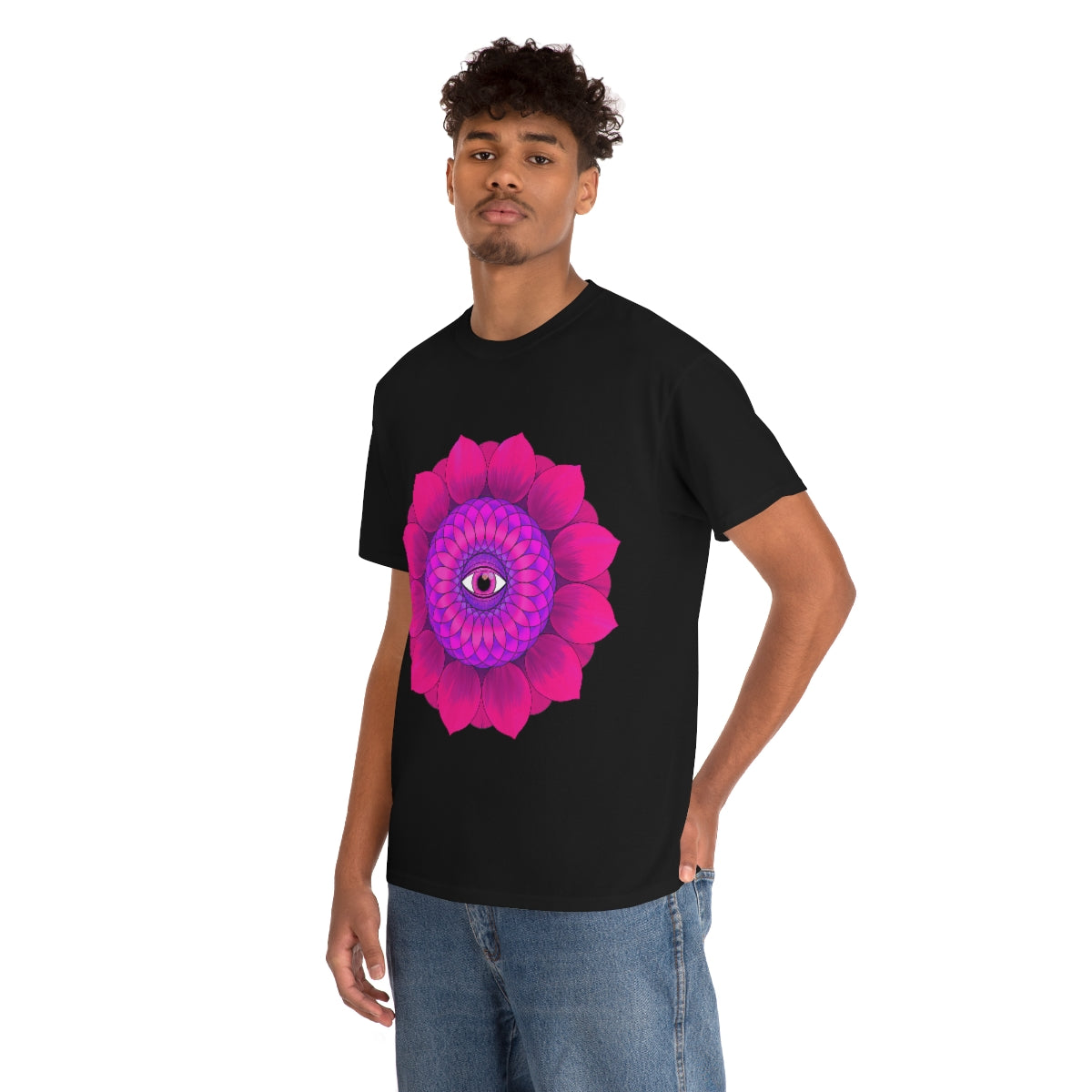 Mystic Pink Flower Cotton Shirt