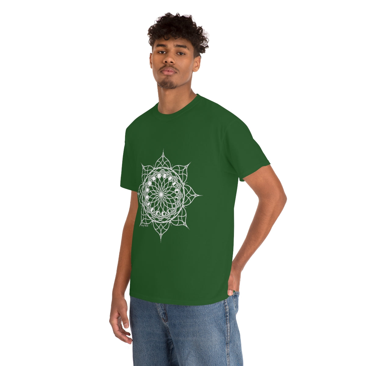 Moon Visions Mandala Cotton Shirt