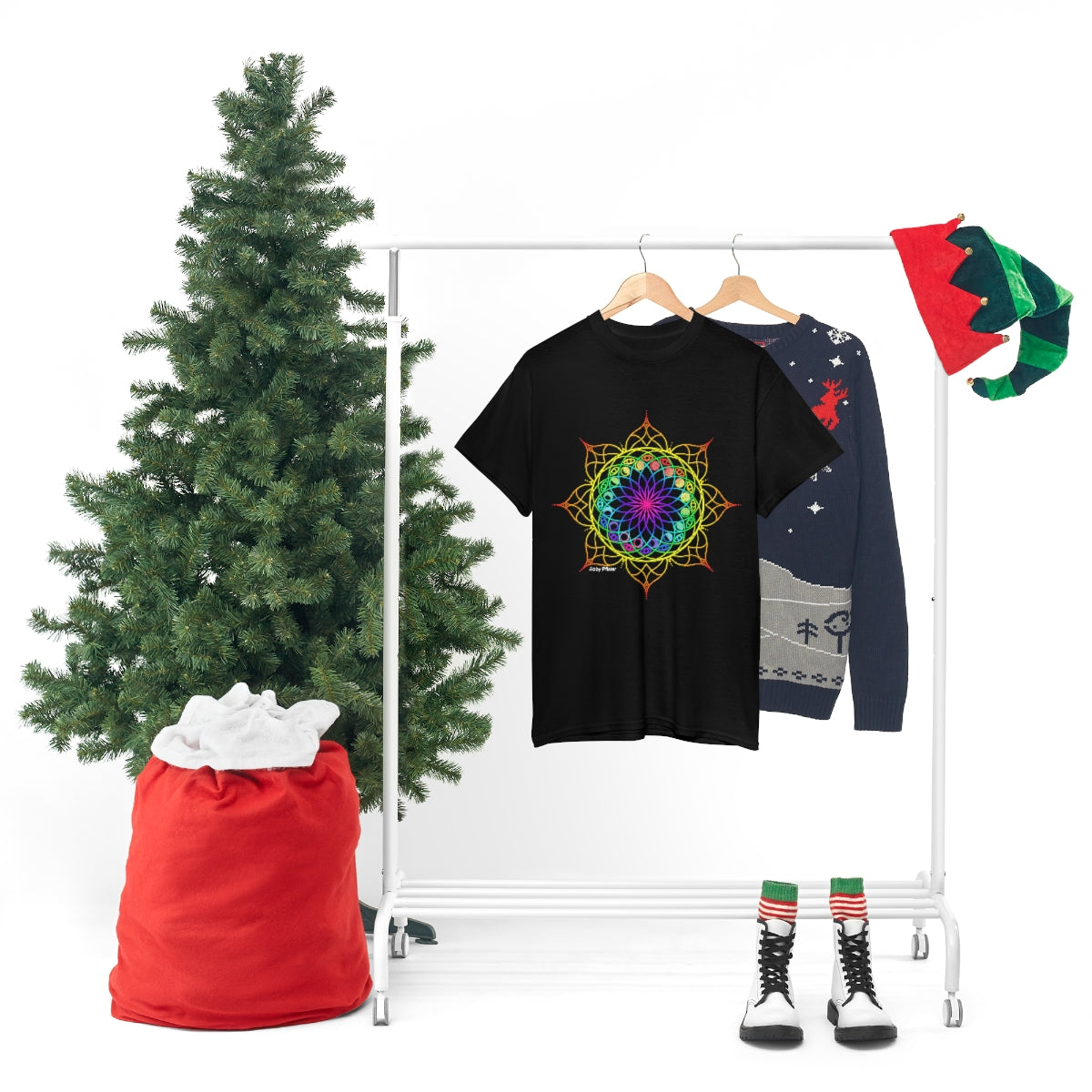 Moon Visions Mandala Cotton Shirt