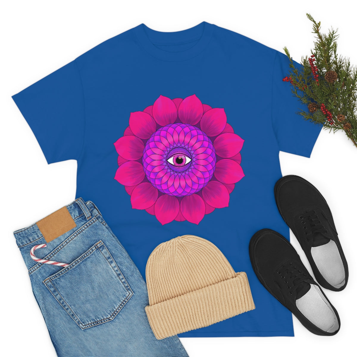 Mystic Pink Flower Cotton Shirt